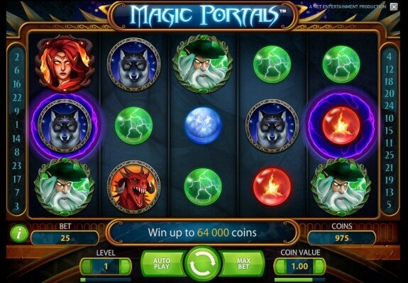 игровой автомат magic portals