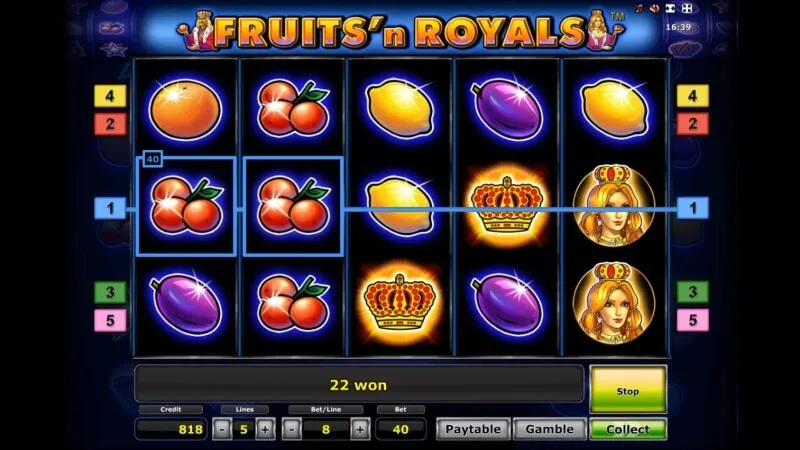 Игровой автомат Fruits And Royals