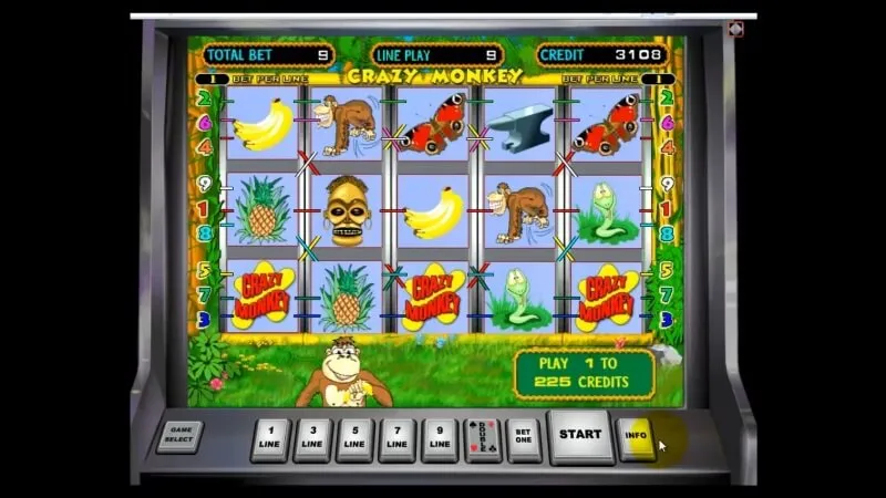 slot picture Игровой автомат Crazy Monkey