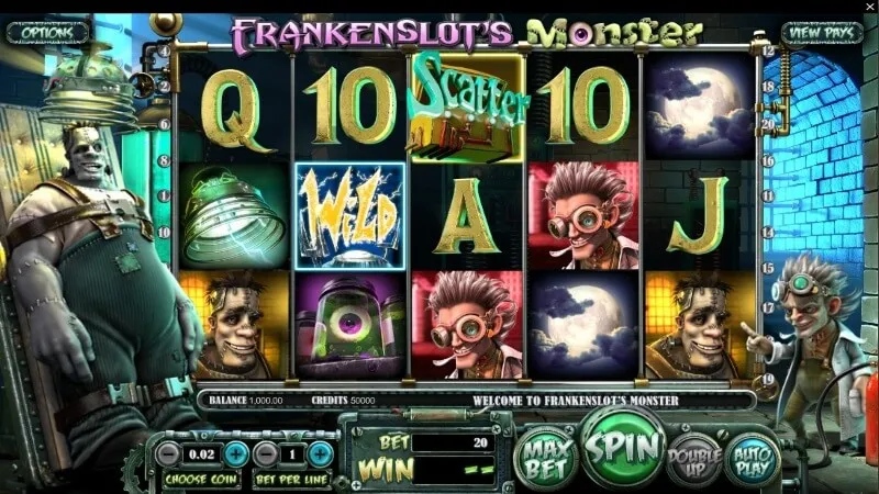 slot picture Игровой автомат Frankenslots Monster