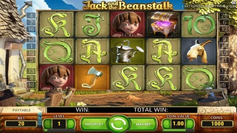 Игровой автомат Jack and The Beanstalk