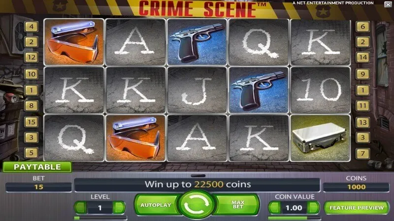 slot picture Игровой автомат Crime Scene