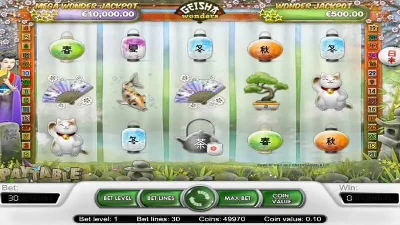 slot picture Игровой автомат Geisha Wonders