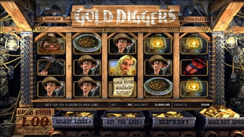 slot picture Игровой автомат Gold Diggers