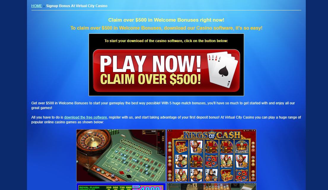 casino virtualcity bonus