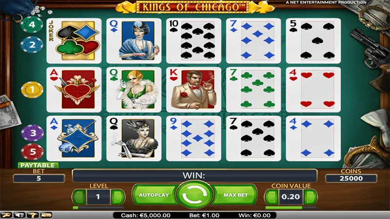 slot picture Игровой автомат Kings of Chicago